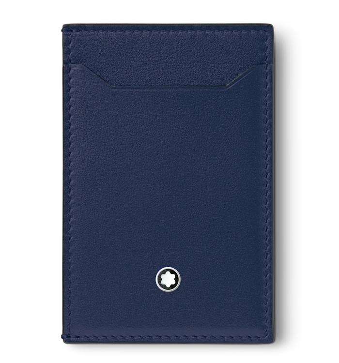 Montblanc-Montblanc Meisterstück Card Holder 3cc Ink Blue MB131697-MB131697