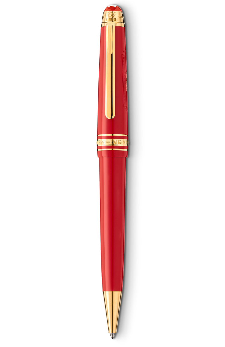 Montblanc-Montblanc Meisterstück X Olympic Heritage Paris 1924 Midsize Ballpoint MB131361-MB131361