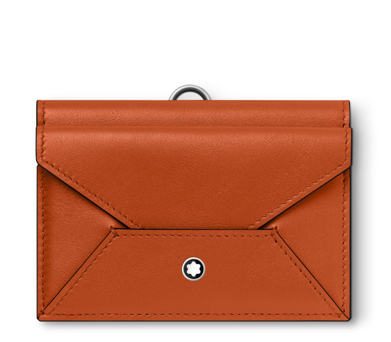 Montblanc-Meisterstück Selection Soft Card Holder 4cc Spicy Orange MB131256-MB131256