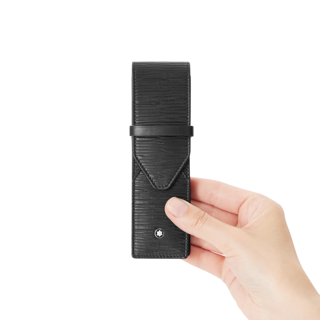 Montblanc-Montblanc Meisterstück 4810 2 Pen Pouch Black MB130935-MB130935_3