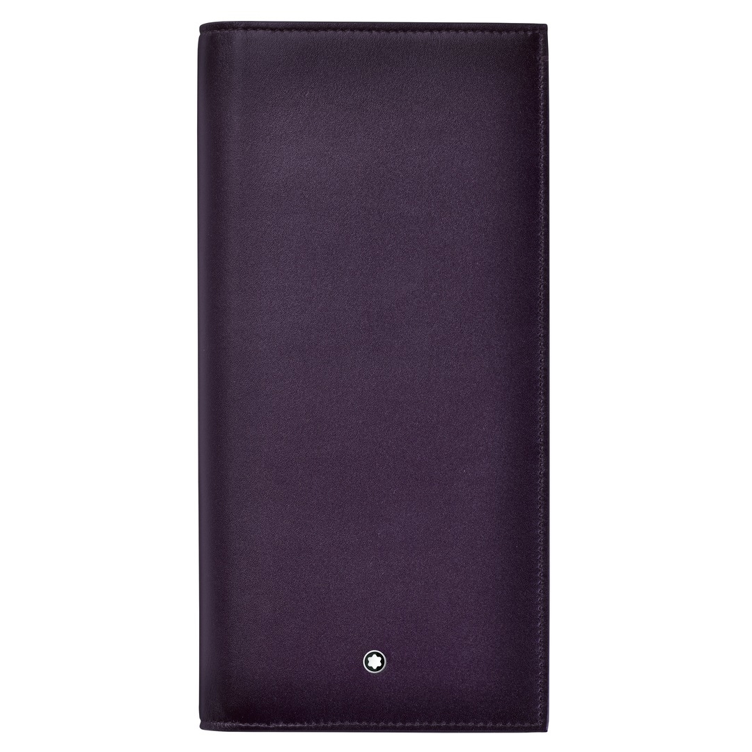 Montblanc Meisterstück Slection Sfumato Wallet 14cc Zip Dark Purple MB114509
