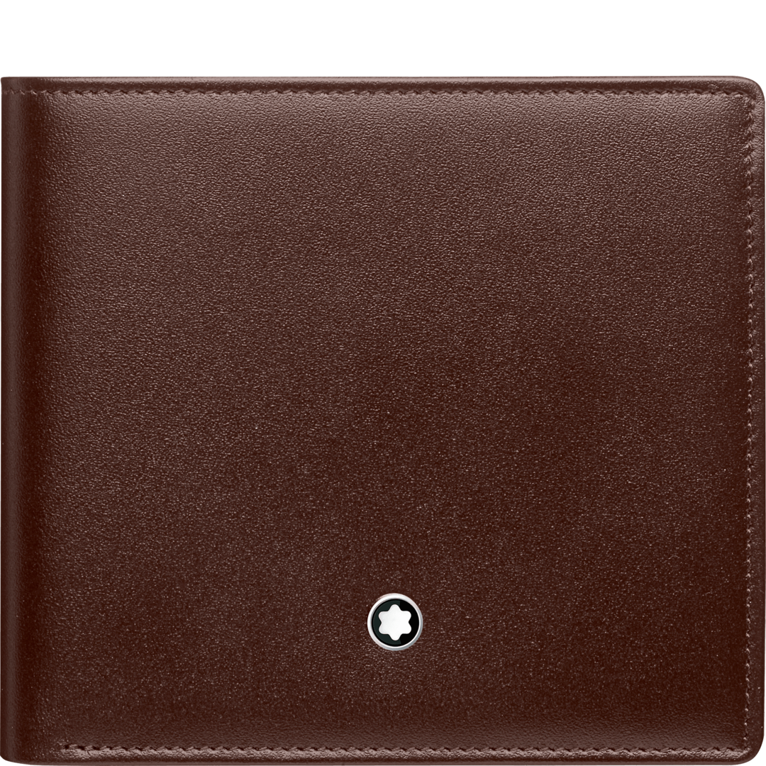 Montblanc Meisterstück Wallet 4cc with Coin Case Brown MB114546