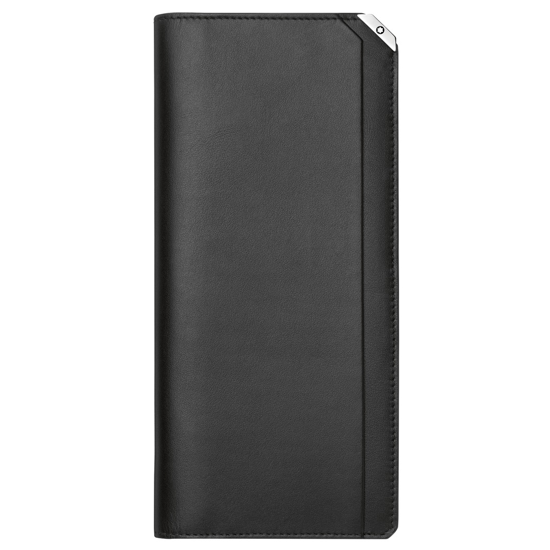 Montblanc Meisterstück Urban Spirit Wallet 15cc Gusset Zip Black MB114673