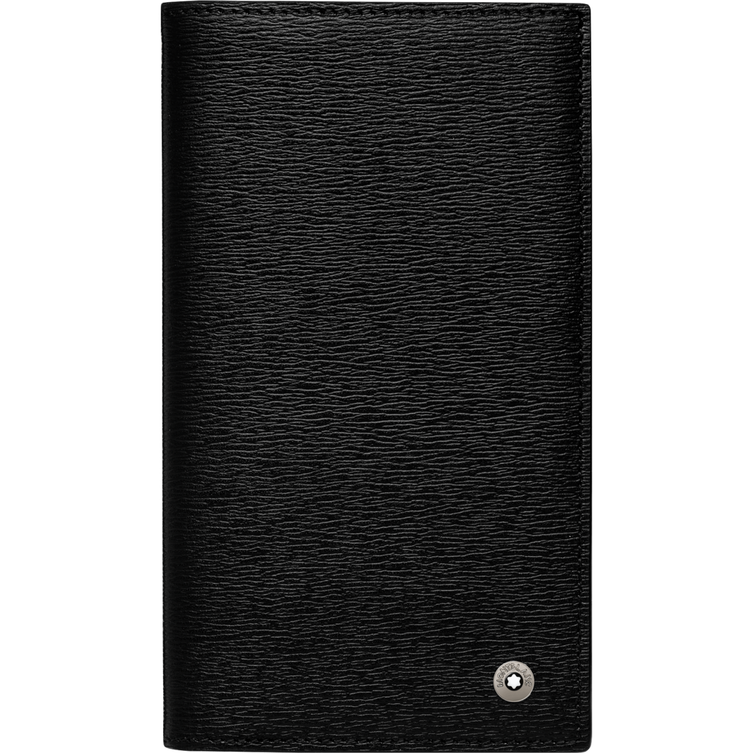 Montblanc Westside Vertical Wallet 7cc View Black MB116384