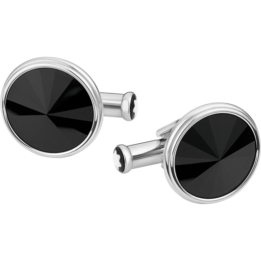 Montblanc Essential Sartorial Onyx Cufflinks MB116636