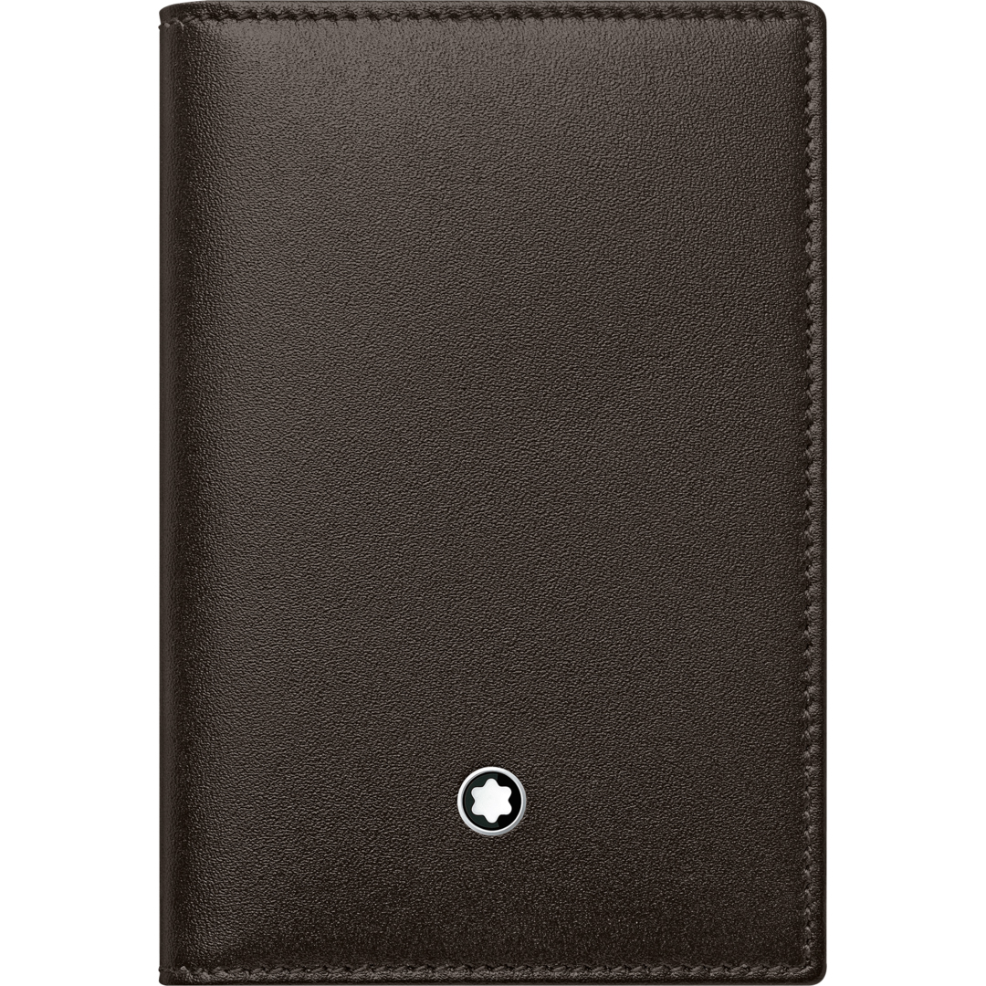 Montblanc-Montblanc Meisterstück Business Card Holder Brown/Tan MB118307-MB118307