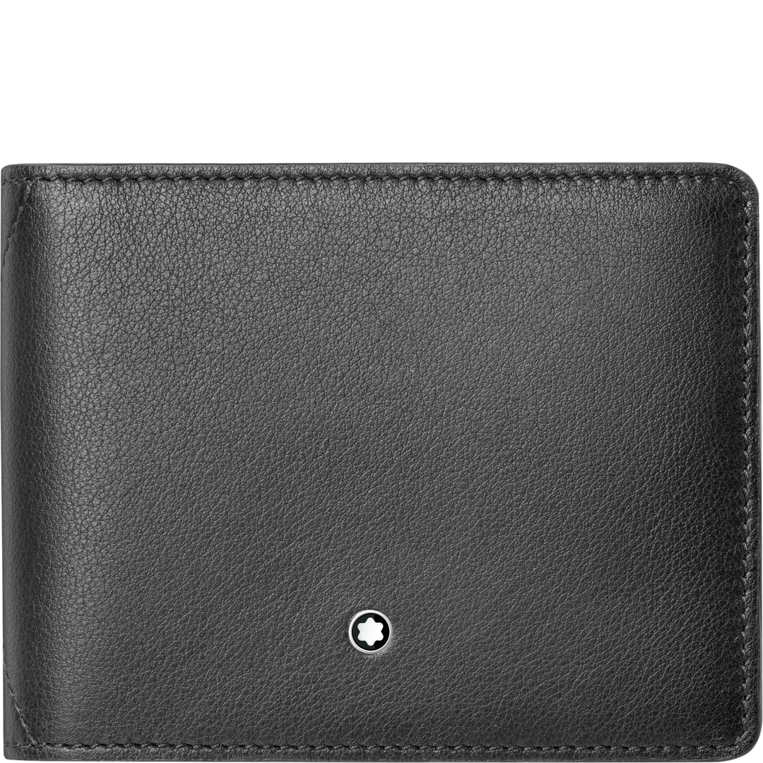 Montblanc-Montblanc Meisterstück Sfumato Wallet 4cc with Money Clip Small Grey MB118351-MB118351