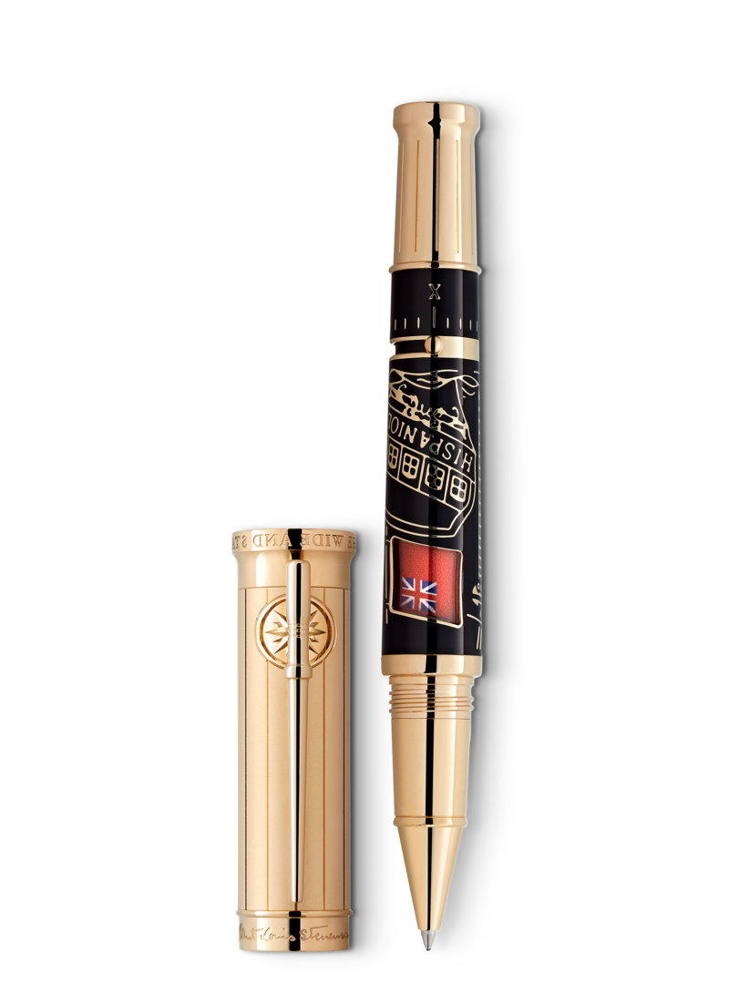 Montblanc-Montblanc Writers Edition 1883 Homage to Robert Louis Stevenson Rollerball MB129522-MB129522