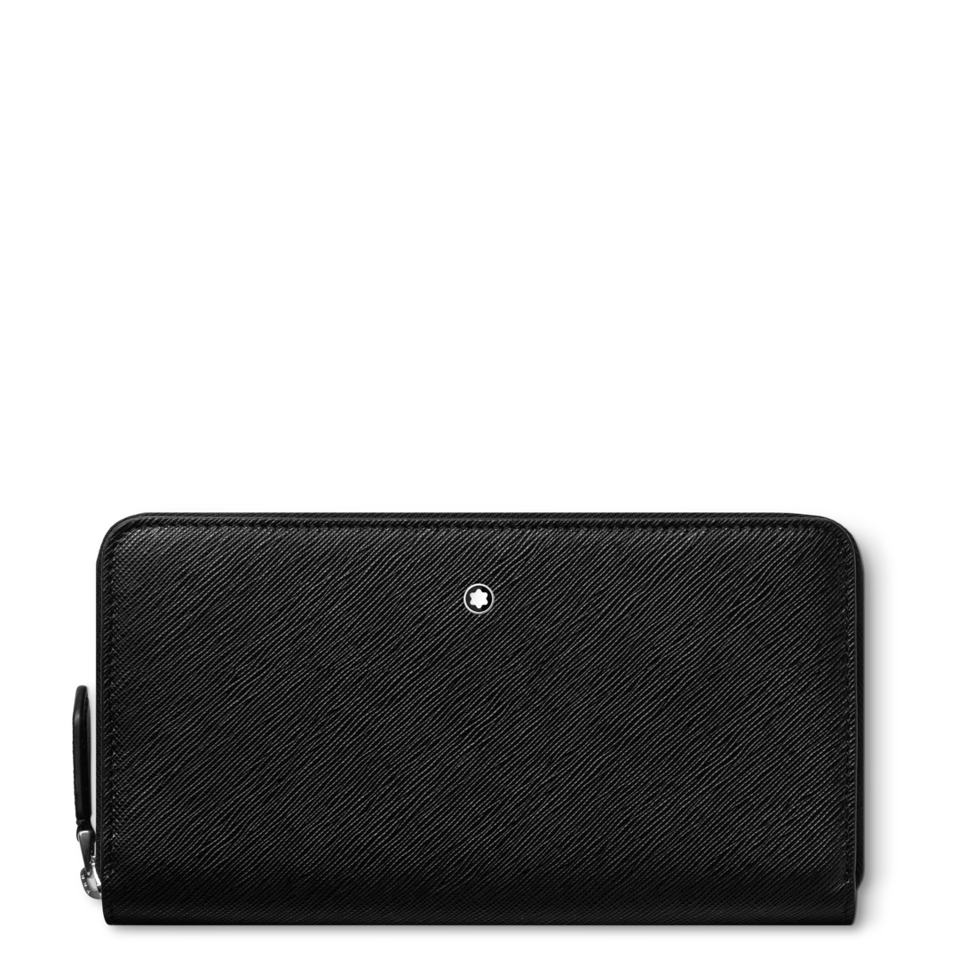 Montblanc-Montblanc Sartorial Wallet 12cc Zip Around Black MB130319-MB130319