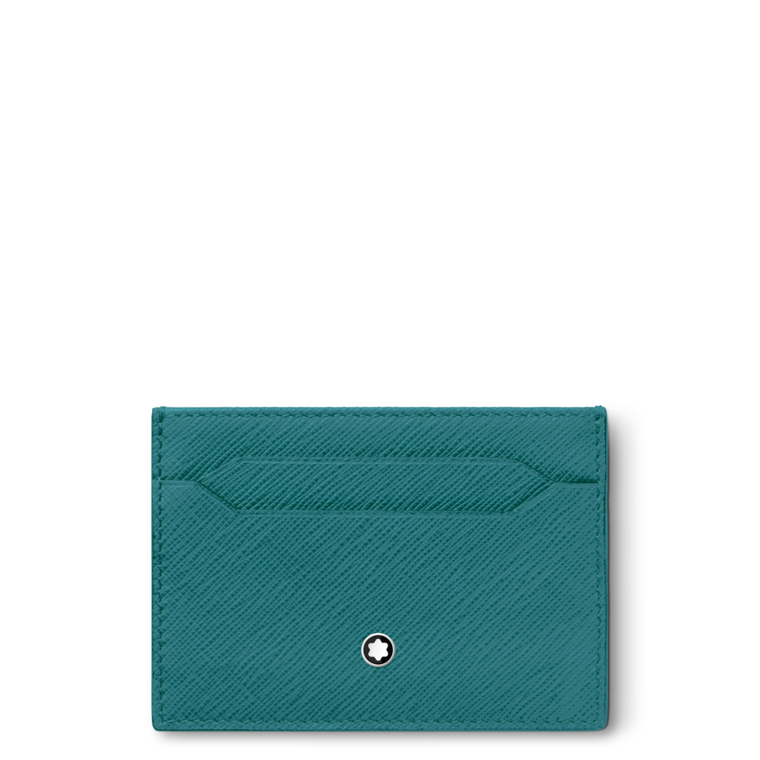 Montblanc-Montblanc Sartorial  Card Holder 5cc Fern Blue MB131730-MB131730