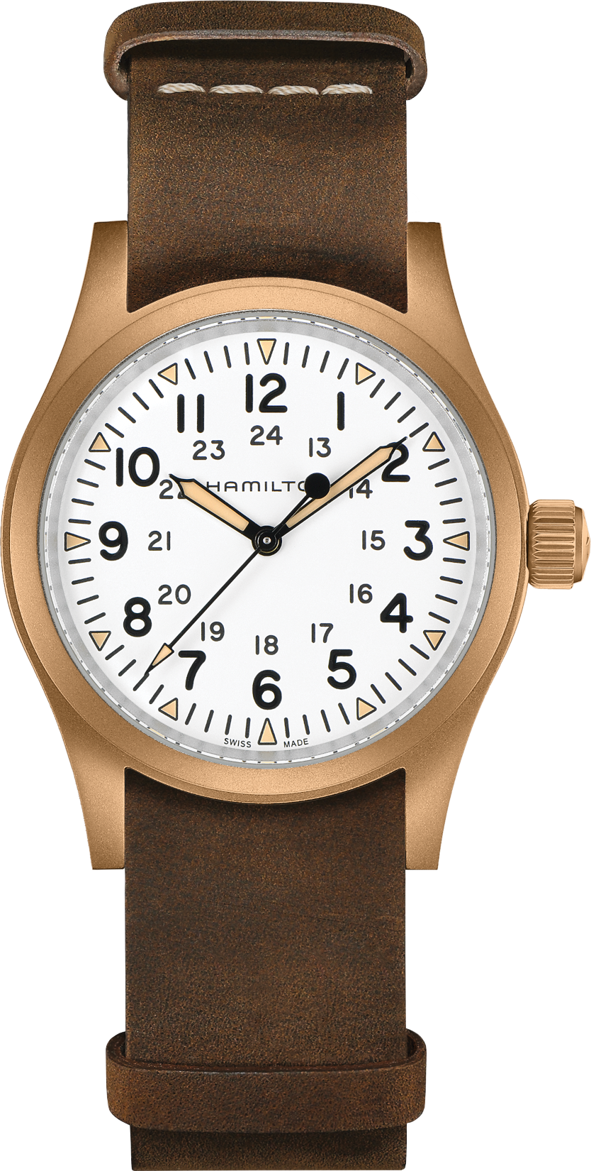 Hamilton-Khaki Field Mechanical Bronze H69459510-H69459510