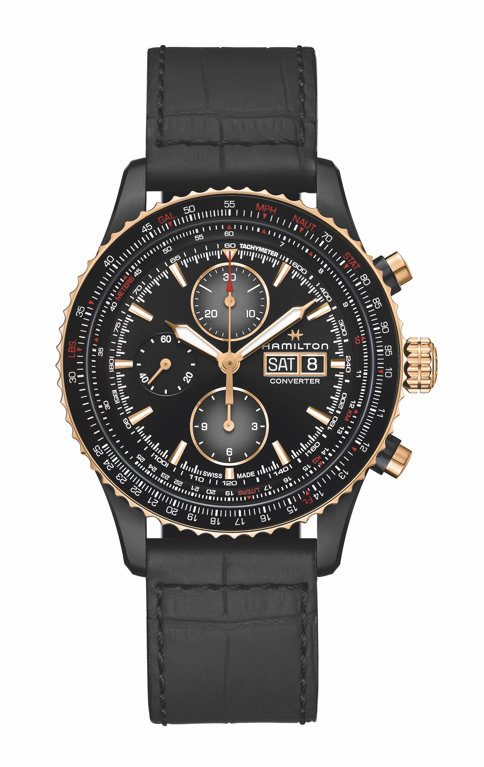 Hamilton-Hamilton Khaki Aviation Converter Auto Chrono H76736730-H76736730